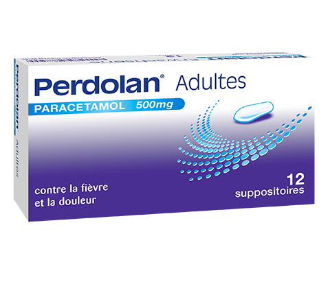 Perdolan 500 mg suppos